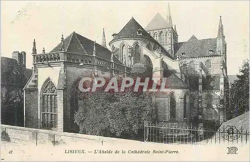 Cartes postales Lisieux L'Abside de la Cathedrale Saint Pierre