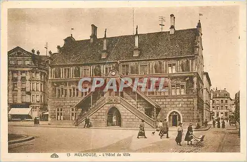 Cartes postales Mulhouse L'Hotel de Ville
