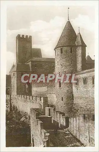 Moderne Karte Carcassonne (Cite) Le Pont Pinte Defense Exterieure du Chateau