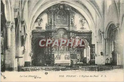 Ansichtskarte AK Figeac Le Lot Illustre L'Eglise du Puit