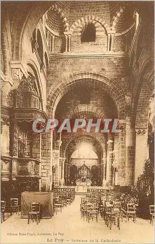 Ansichtskarte AK Le Puy Interieur de la Cathedrale