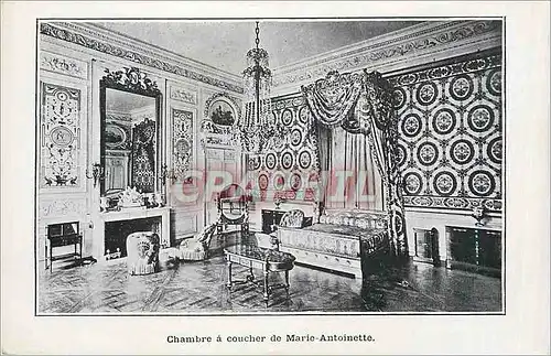 Cartes postales Chambre a Coucher de Marie Antoinette Compiegne