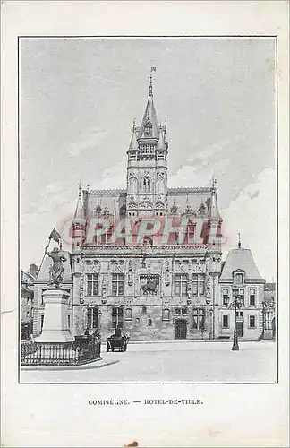 Cartes postales Compiegne Hotel de Ville