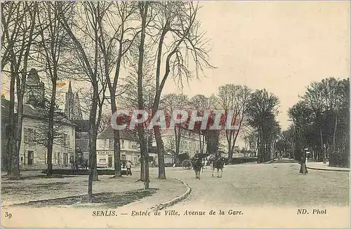 Cartes postales Senlis Entree de Ville Avenue de la Gare