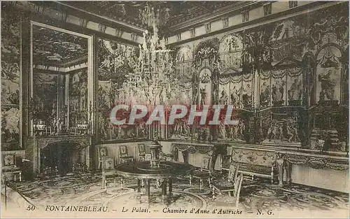 Cartes postales Fontainebleau Le Palais Chambre d'Anne d'Autriche