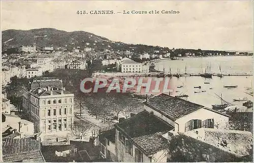 Cartes postales Cannes Le  Cours et le Casino