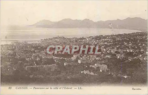 Ansichtskarte AK Cannes Panorama sur la Ville et l'Esterel