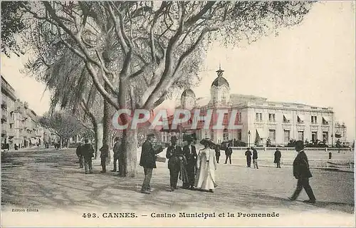 Ansichtskarte AK Cannes Casino Municipal et la Promenade