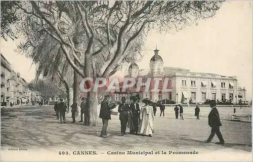 Cartes postales Cannes Casino Municipal et la Promenade