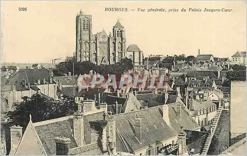 Ansichtskarte AK Bourges Vue Generale prise du Palais Jacques Coeur