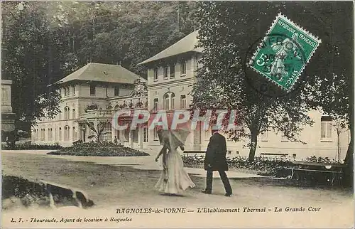 Cartes postales Bagnoles de l'Orne L'Etablissement Thermal La Grande Cour