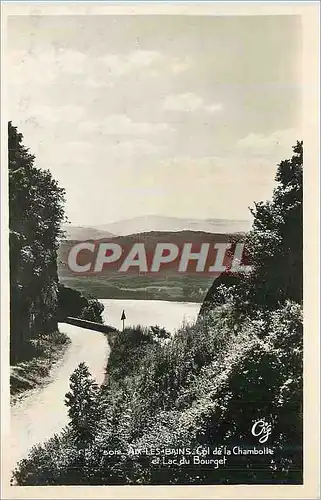 Cartes postales moderne Aix les Bains Col de la Chambotte et Lac du Bouget