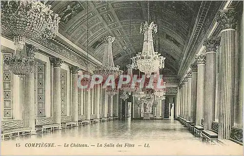 Cartes postales Compiegne Le Chateau La Salle des Fetes