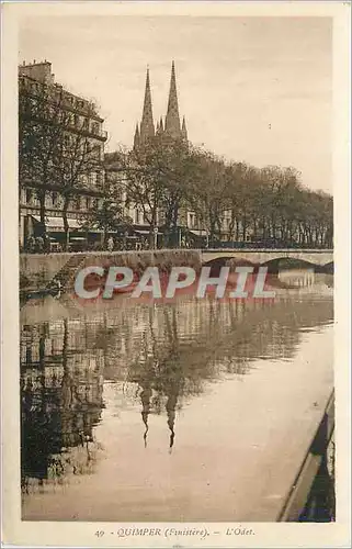 Ansichtskarte AK Quimper (Finistere) L'Odet