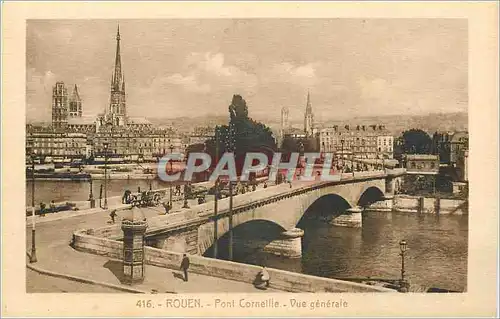 Ansichtskarte AK Rouen Pont Corneille Vue Generale