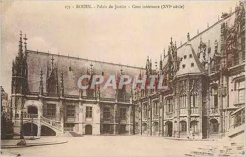 Ansichtskarte AK Rouen Palais de Justice Cour Interieure (XVIe Siecle)