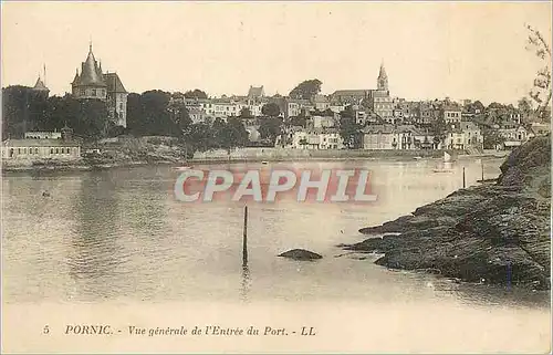 Ansichtskarte AK Pornic Vue Generale de l'Entree du Port