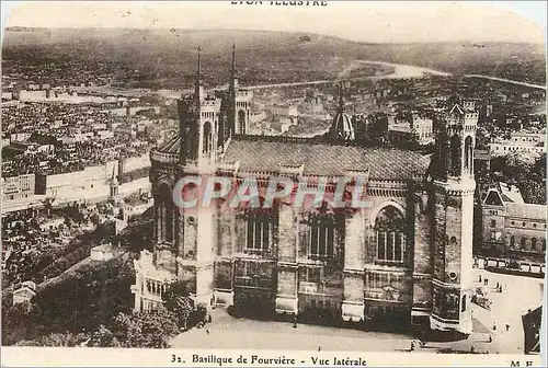 Ansichtskarte AK Basilique du Fourviere Vue Laterale