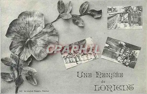 Cartes postales Une Pensee de Lorient