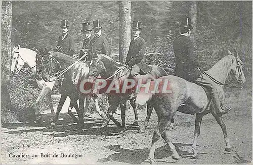 REPRO Cavaliers au Bois de Boulogne Chevaux