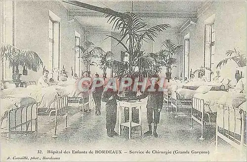 REPRO Hopital des Enfants de Bordeaux Service de Chirurgie (Gradns Garcons) Militaria