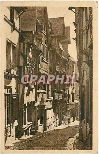 Cartes postales Lisieux Rue aux Fevres xiv et xvi siecles