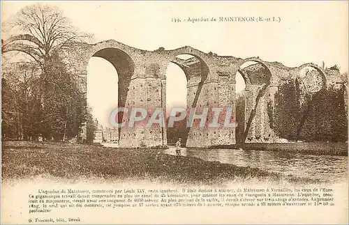 Ansichtskarte AK Aqueduc de Maintenon E et L