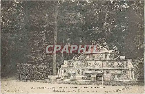 Cartes postales Versailles Parc du Grand Trianon le Buffet