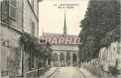 Cartes postales Montmorency Rue de l Eglise