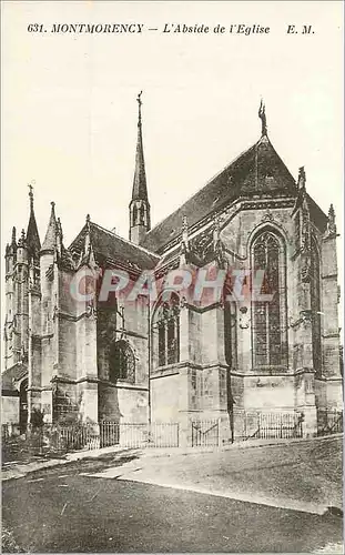 Cartes postales Montmorency L Abside de l Eglise