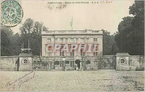 Cartes postales Versailles Entree du Petit Trianon