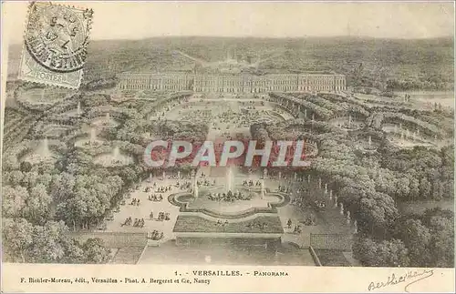 Cartes postales Versailles Panorama