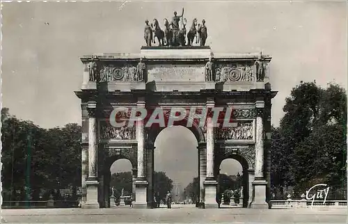 Moderne Karte Paris et ses Merveilles Arc de triomphe du Carrousel