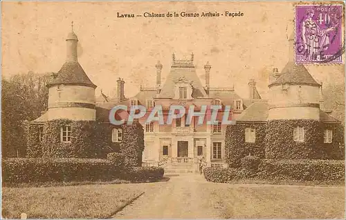 Cartes postales Lavau Chateau de la Grange Arthuis Facade
