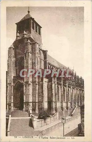 Ansichtskarte AK Lisieux L Eglise Saint Jacques