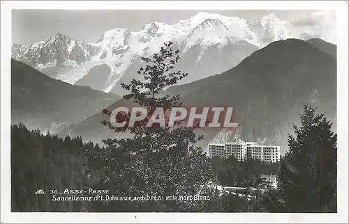 Cartes postales moderne Assy Passy Sancellemoz  P L Dubuisson arch et le Mont Blanc