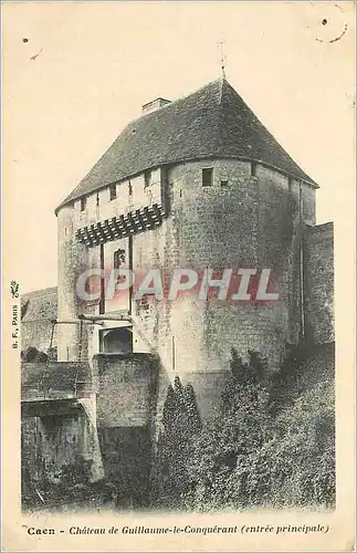 Cartes postales Caen Chateau de Guillaume le Conquerant entree principale