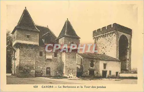 Cartes postales Cahors La Barbacane et la Tour des pendus