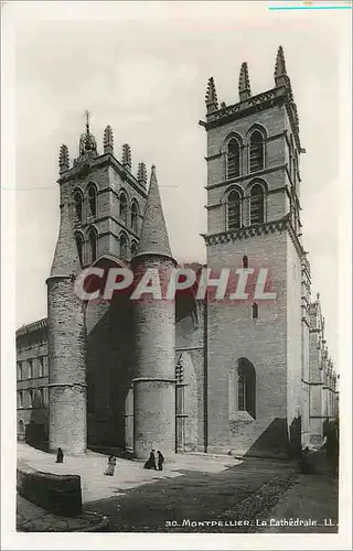 Cartes postales moderne Montpellier La Cathedrale