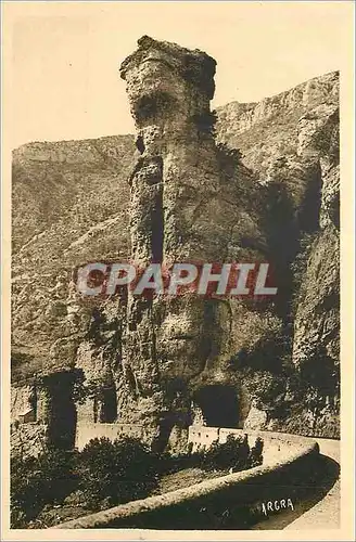 Cartes postales Gorges du Tarn Pougnadoires Le Tunnel