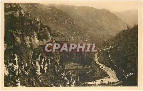 Ansichtskarte AK Gorges du Tarn Le point sublime