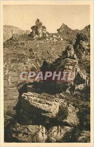 Cartes postales Vallee de la Jonte Le Rocher de Caplue