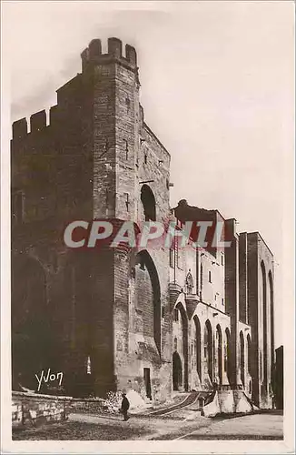 Cartes postales moderne La Douce France Avignon Vaucluse Le Palais des Papes La Tour de Angle