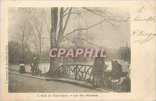 Cartes postales Bois de Vincennes La des Minimes