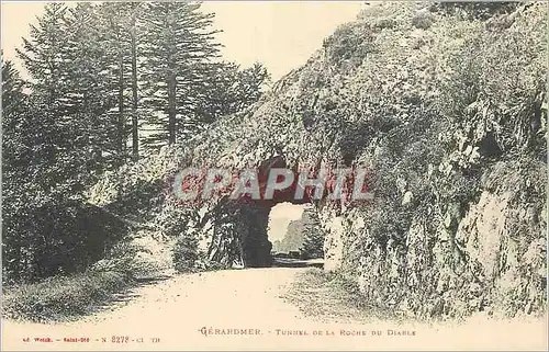 Cartes postales Gerardmer Tunnel de la Roche du Diable