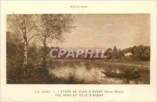 Cartes postales J B Corot L Etang de Ville d Avray