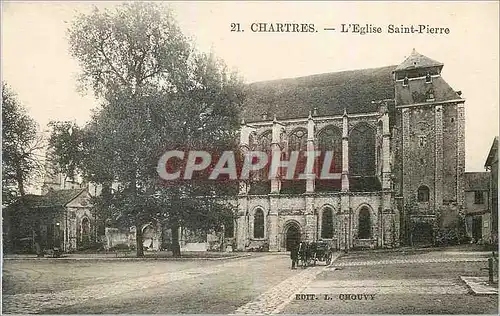 Cartes postales Chartres L Eglise Saint Pierre