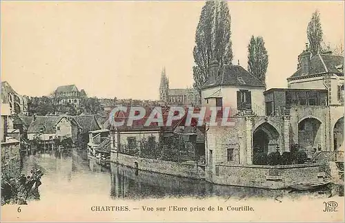 Ansichtskarte AK Chartres Vue sur l Eure prise de la Courtille