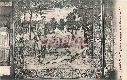 Ansichtskarte AK Langeais Tapisserie Creation de la Femme