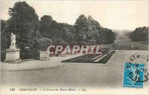 Ansichtskarte AK Compiegne L Avenue des Beaux Monts